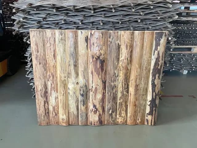 Holzzaun rustikal (150x165cm)