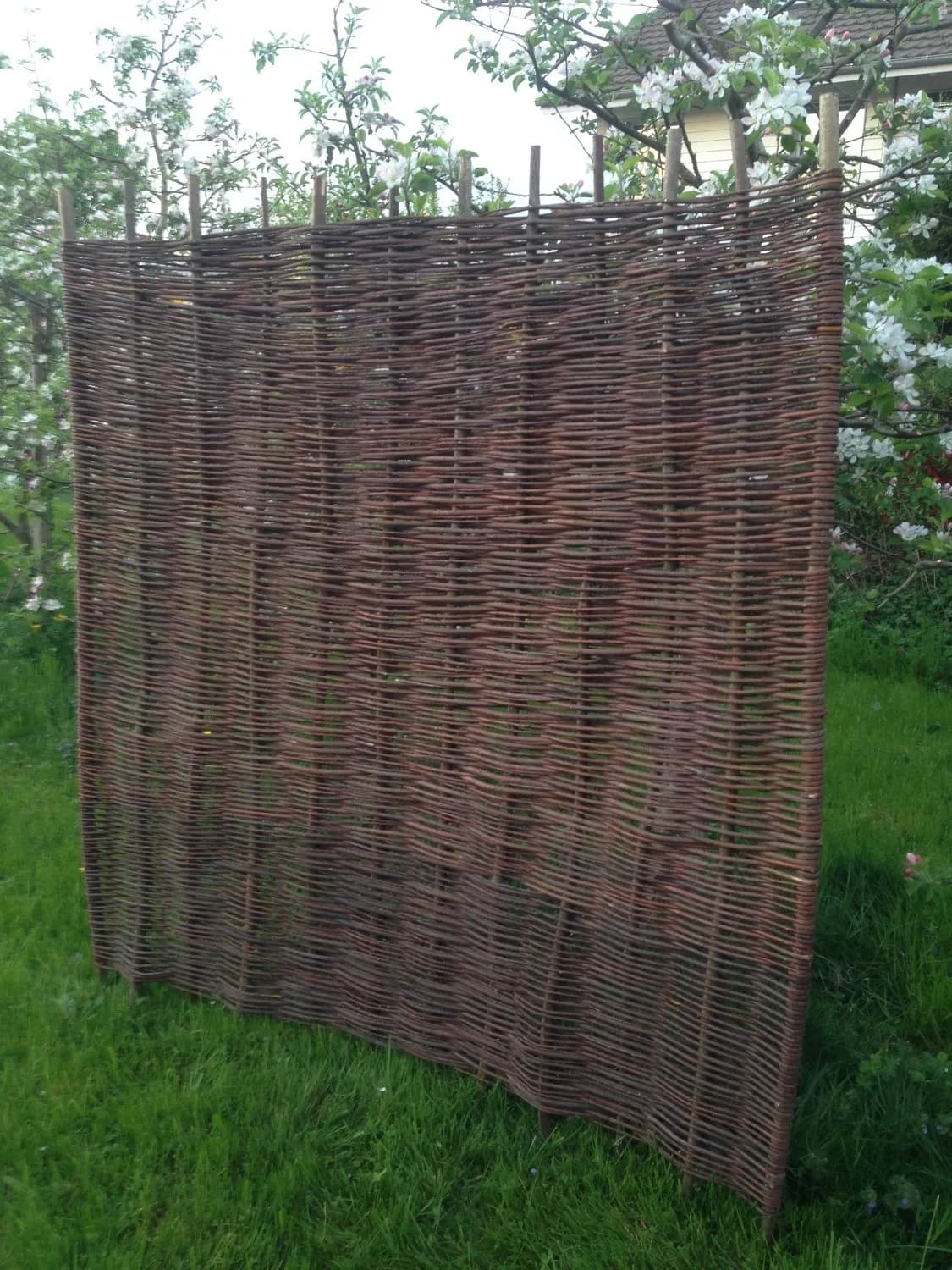 Weidenzaun ohne Rahmen (180x150cm)