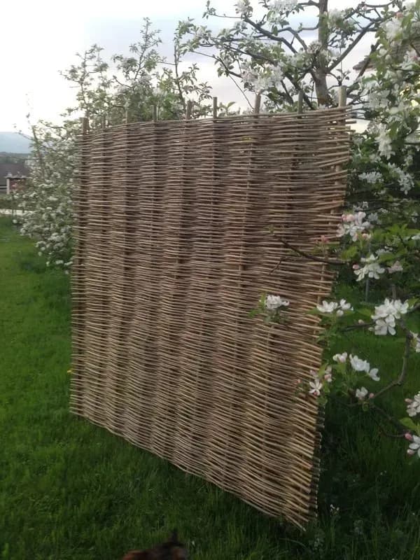 Naturzaun aus Robinie Aargau